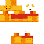 Minecraft skin texture, 64x64 pixels