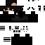 Minecraft skin texture, 64x64 pixels