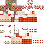 Minecraft skin texture, 64x64 pixels