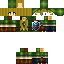 Minecraft skin texture, 64x64 pixels