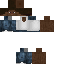 Minecraft skin texture, 64x64 pixels