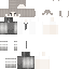White Minecraft skin texture, 64x64 pixels