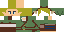 Minecraft skin texture, 64x32 legacy pixels