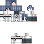 Minecraft skin texture, 64x64 pixels