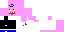 Minecraft skin texture, 64x32 legacy pixels