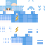 Minecraft skin texture, 64x64 pixels