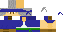 Minecraft skin texture, 64x32 legacy pixels
