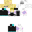 Minecraft skin texture, 64x64 pixels