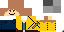 Minecraft skin texture, 64x32 legacy pixels