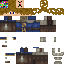 Minecraft skin texture, 64x64 pixels