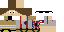 Minecraft skin texture, 64x32 legacy pixels