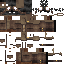 Minecraft skin texture, 64x64 pixels