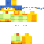 Minecraft skin texture, 64x64 pixels