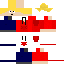 Minecraft skin texture, 64x64 pixels