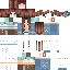 Minecraft skin texture, 64x64 pixels