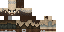 Minecraft skin texture, 64x32 legacy pixels