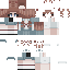 Minecraft skin texture, 64x64 pixels