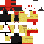 Minecraft skin texture, 64x64 pixels