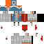 Minecraft skin texture, 64x64 pixels