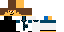 Minecraft skin texture, 64x32 legacy pixels