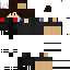Minecraft skin texture, 64x64 pixels