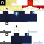Minecraft skin texture, 64x64 pixels