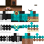 Minecraft skin texture, 64x64 pixels