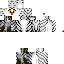 Minecraft skin texture, 64x64 pixels