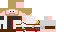 Minecraft skin texture, 64x32 legacy pixels