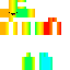 Minecraft skin texture, 64x64 pixels