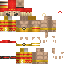 Minecraft skin texture, 64x64 pixels