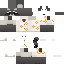 Minecraft skin texture, 64x64 pixels