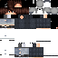 Minecraft skin texture, 64x64 pixels