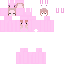 Minecraft skin texture, 64x64 pixels
