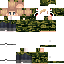 Minecraft skin texture, 64x64 pixels