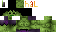 Minecraft skin texture, 64x32 legacy pixels