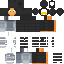 Minecraft skin texture, 64x64 pixels