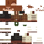 Minecraft skin texture, 64x64 pixels