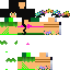 Minecraft skin texture, 64x64 pixels