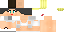Minecraft skin texture, 64x32 legacy pixels