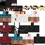 Minecraft skin texture, 64x64 pixels
