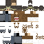 Minecraft skin texture, 64x64 pixels