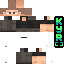 Minecraft skin texture, 64x64 pixels