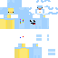 Minecraft skin texture, 64x64 pixels