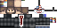 Minecraft skin texture, 64x32 legacy pixels