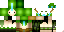 Minecraft skin texture, 64x32 legacy pixels