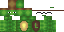 Minecraft skin texture, 64x32 legacy pixels