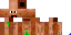 Minecraft skin texture, 64x32 legacy pixels
