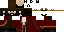 Minecraft skin texture, 64x32 legacy pixels