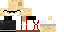Minecraft skin texture, 64x32 legacy pixels